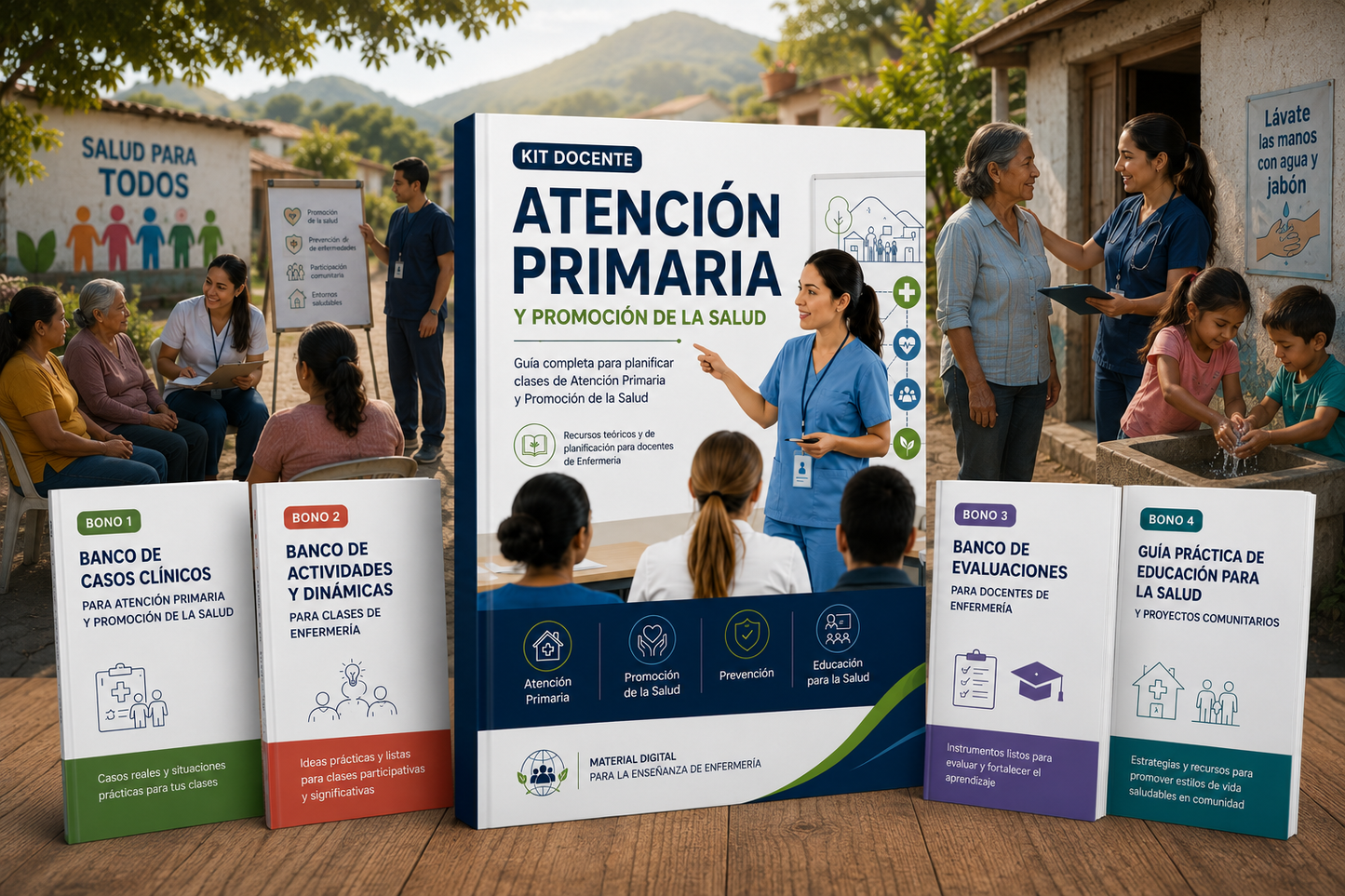 KIT DOCENTE Atención Primaria y Promoción de la Salud + 4 bonus exclusivos